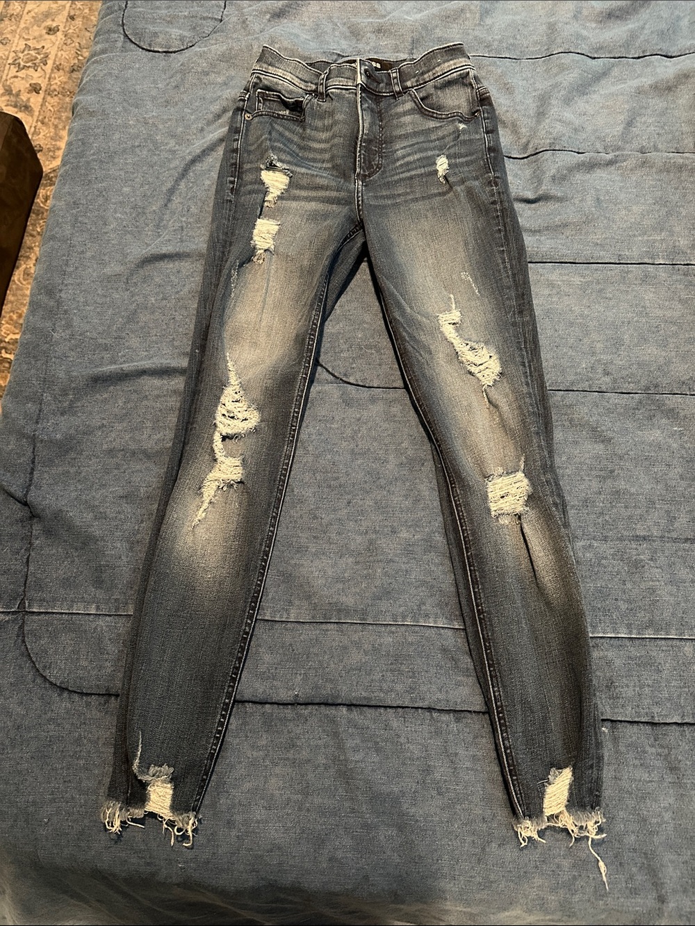 Express size 0 ankle cut skinny jean